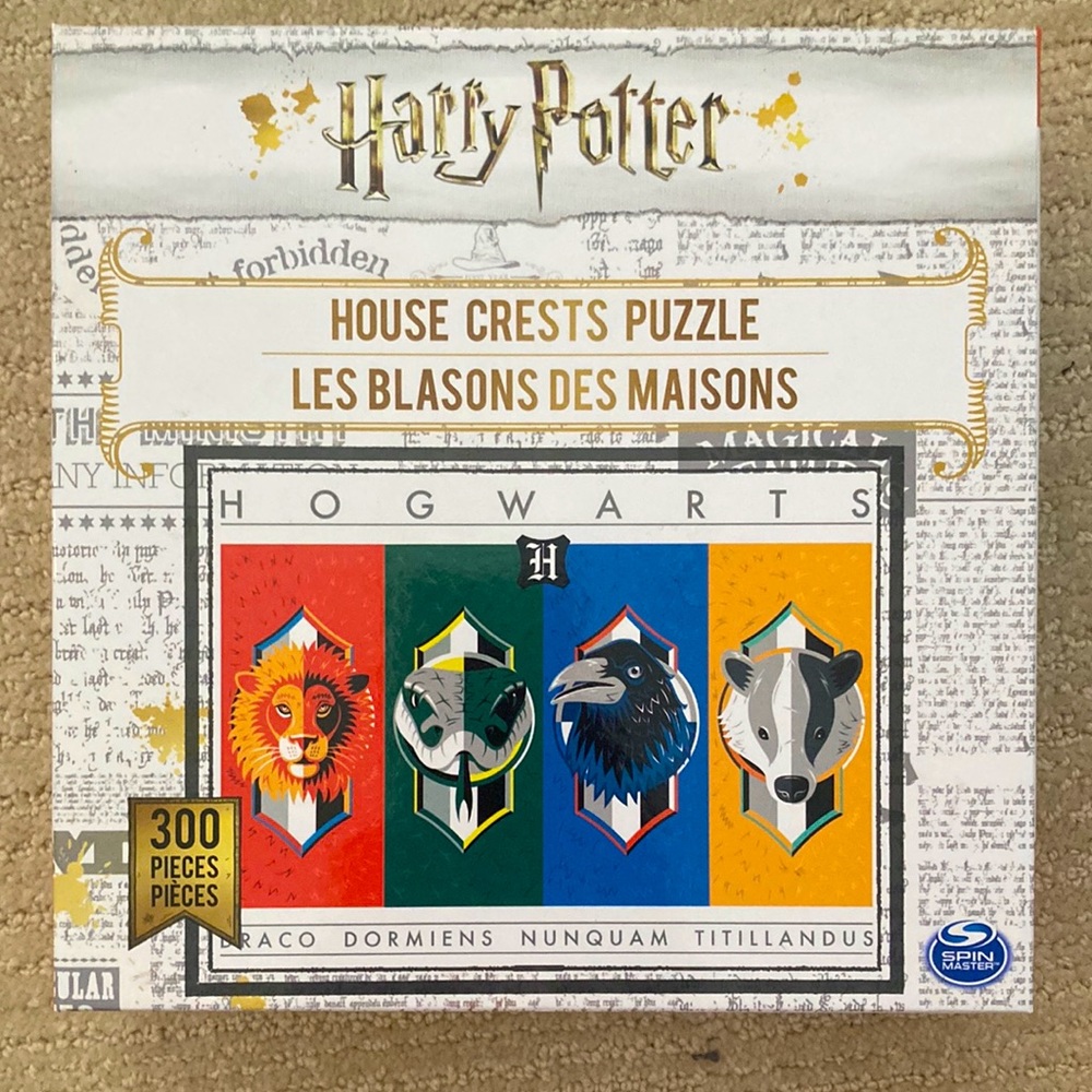 Harry Potter House Crest Puzzle